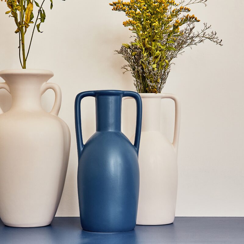 Vase CYPRUS coloris blanc