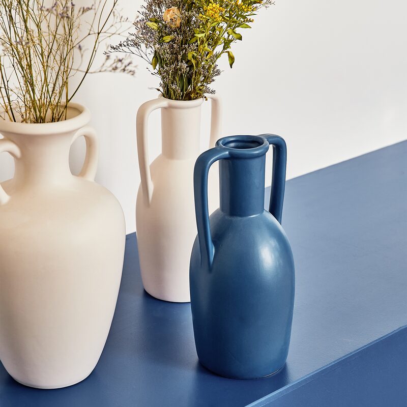 Vase CYPRUS coloris blanc