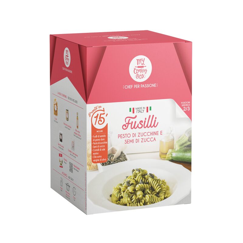 Coffret FUSILLI AU PESTO DE COURGETTE ET GRAINES DE COURGE