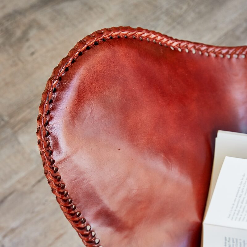 Fauteuil SHELBY coloris cognac