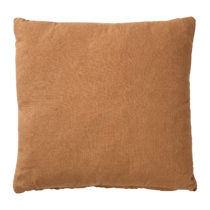 Coussin LINHA coloris tabac 45 x 45 cm