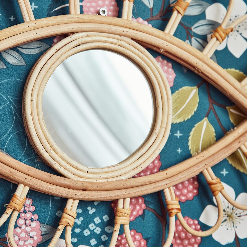 Miroir en rotin MAYA