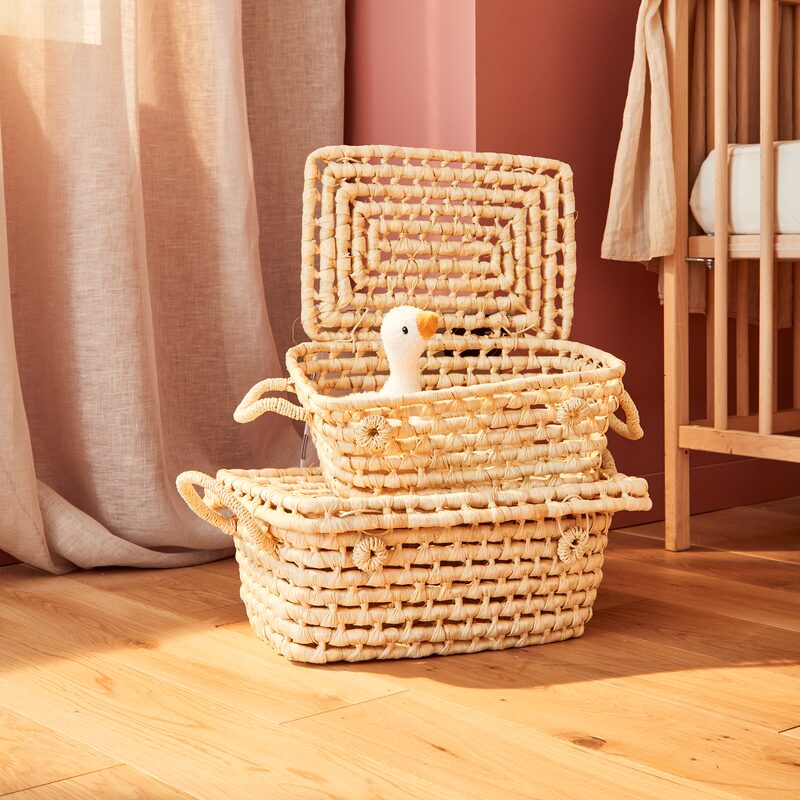 Panier KEVA coloris beige