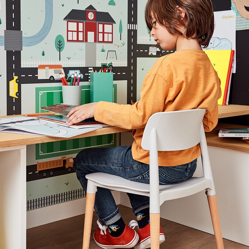 Chaise enfant LILOU coloris blanc