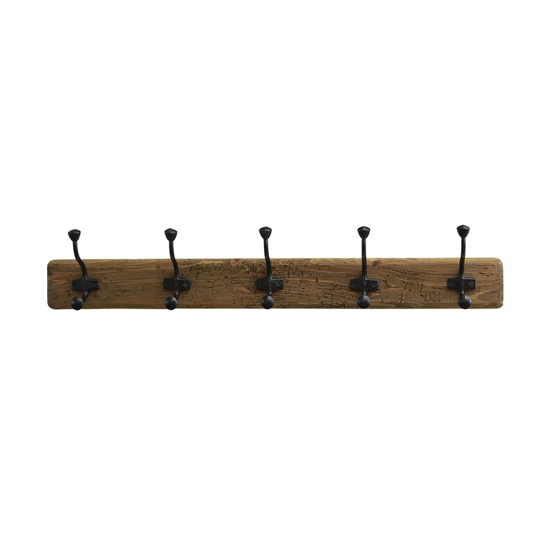 Patère ANTIK coloris pin hauteur 16 cm