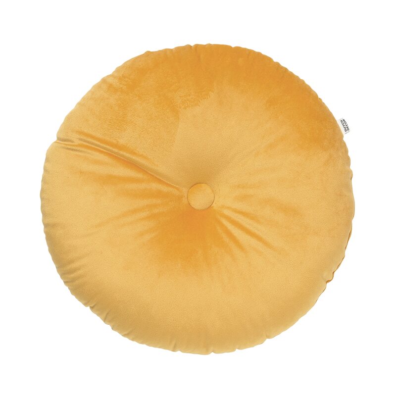 Coussin LILLY coloris jaune 40 cm