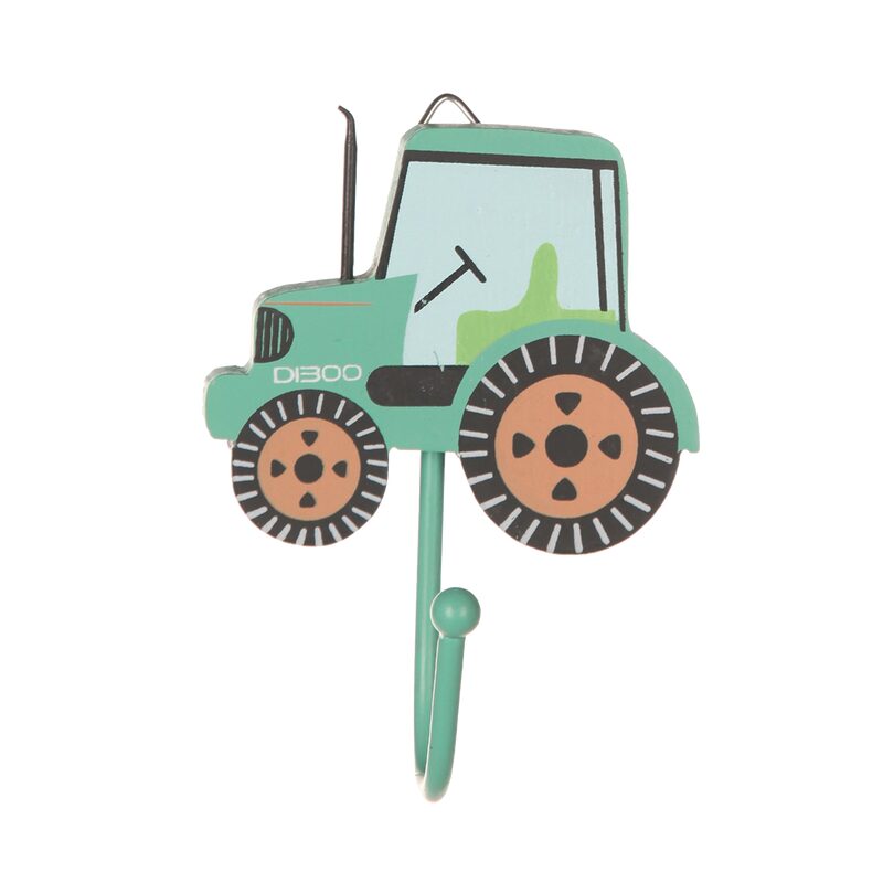 Patère TRACTEUR coloris vert