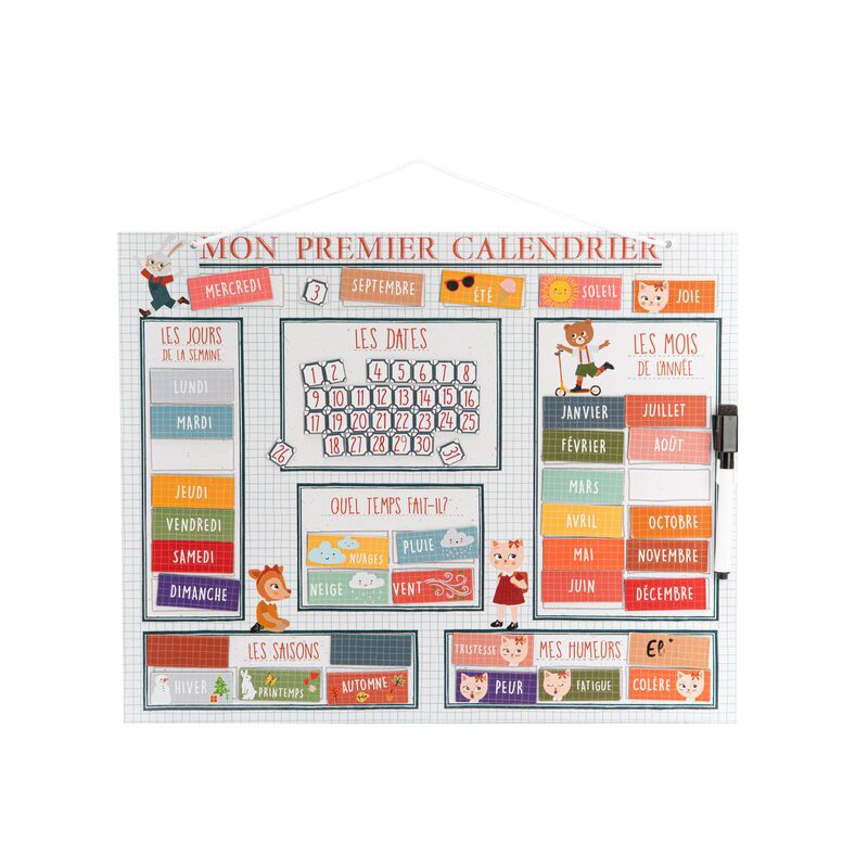Mémo MON PREMIER CALENDRIER 40 x 32 cm