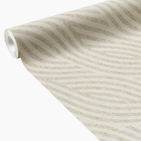 Papier peint intissé FLORENTINE WAVE coloris sable beige