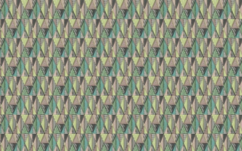Papier peint intissé NAMBAK coloris vert émeraude