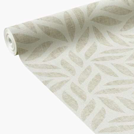 Papier peint intissé FLORENTINE PEARL coloris sable beige