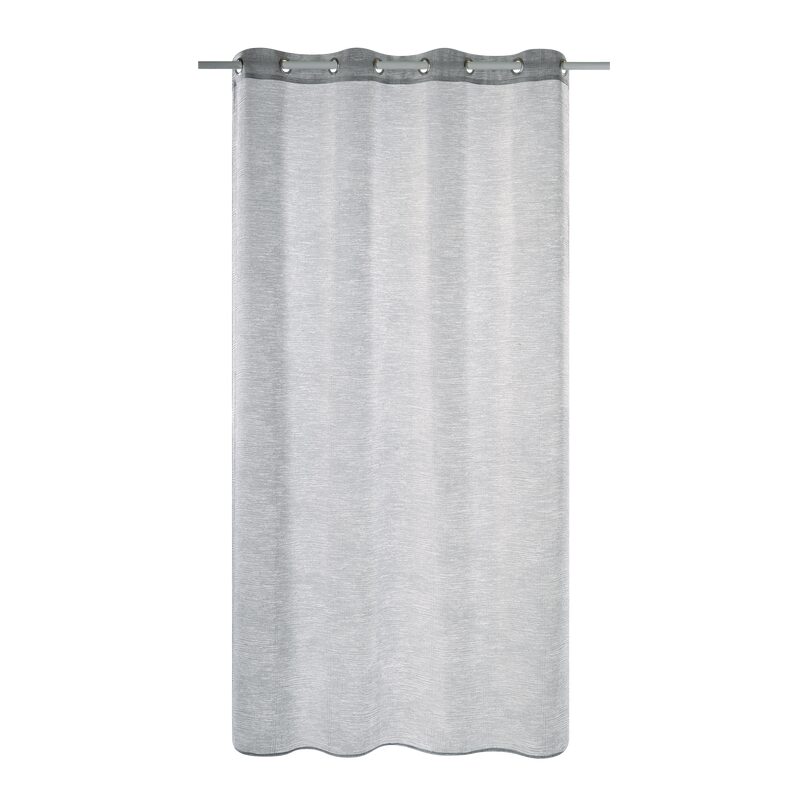 Voilage KINNAO coloris gris 140 x 240 cm