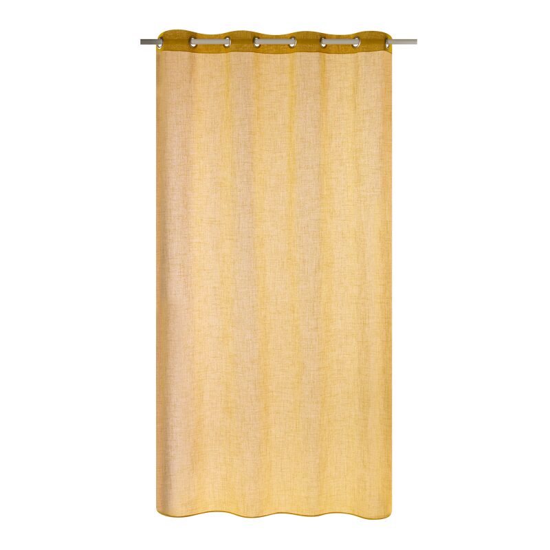 Voilage AIA coloris curry 140 x 240 cm