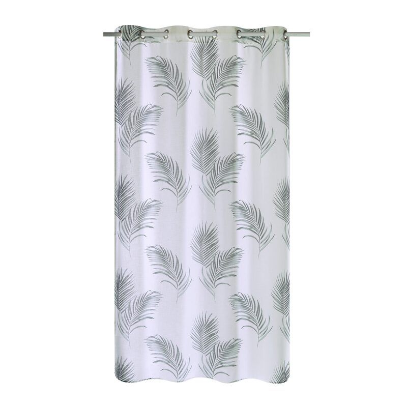 Voilage OMBRA coloris vert tilleul 140 x 240 cm