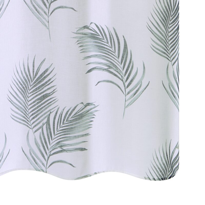 Voilage OMBRA coloris vert tilleul 140 x 240 cm