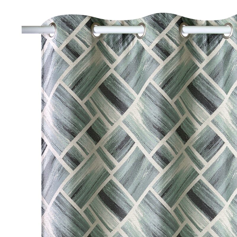 Rideau MARBLE coloris menthol 136 x 260 cm