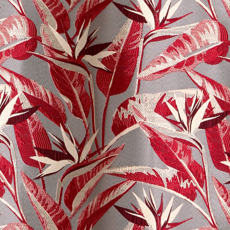 Rideau STRELITZIA coloris bordeaux 140 x 260 cm