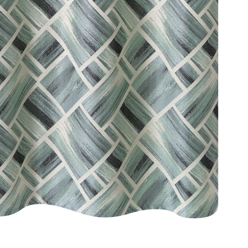 Rideau MARBLE coloris menthol 136 x 260 cm