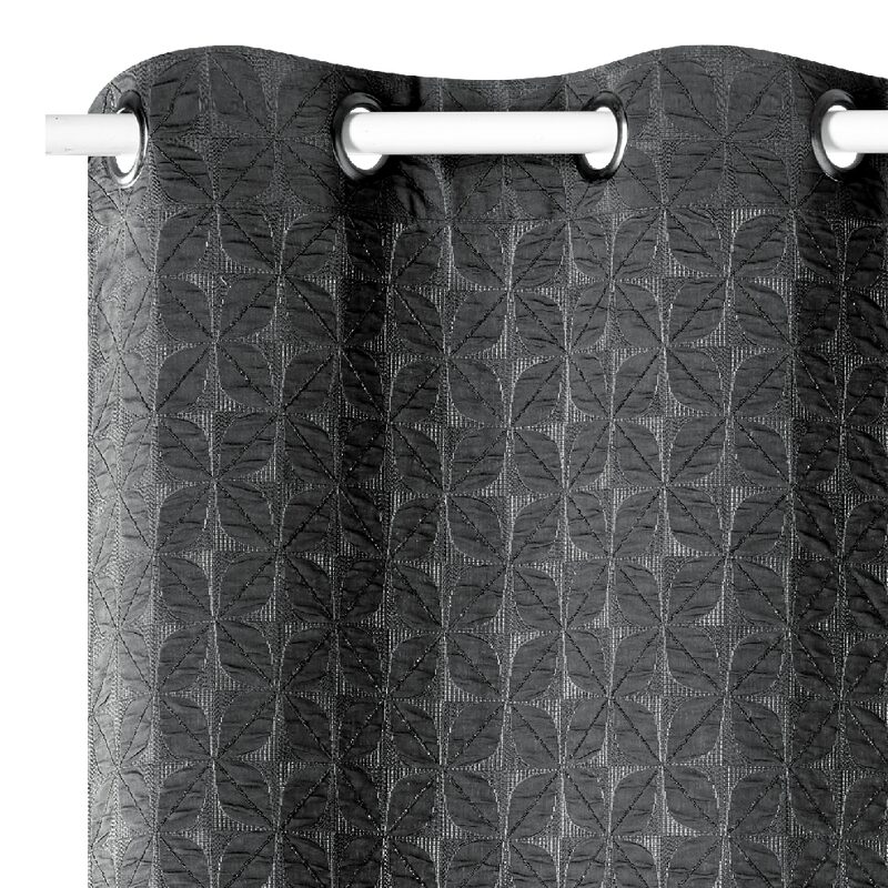 Rideau RUMI coloris anthracite 140 x 260 cm