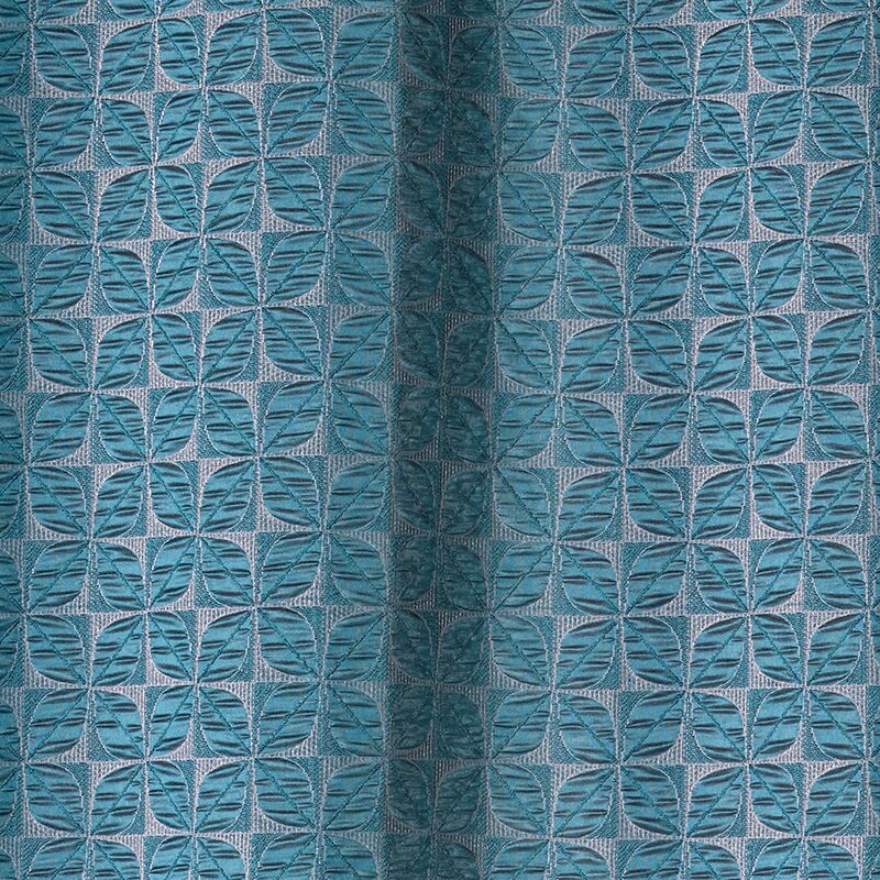 Rideau RUMI coloris bleu 140 x 260 cm