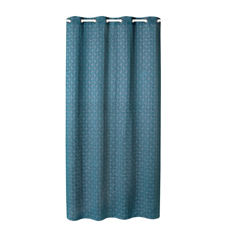 Rideau RUMI coloris bleu 140 x 260 cm