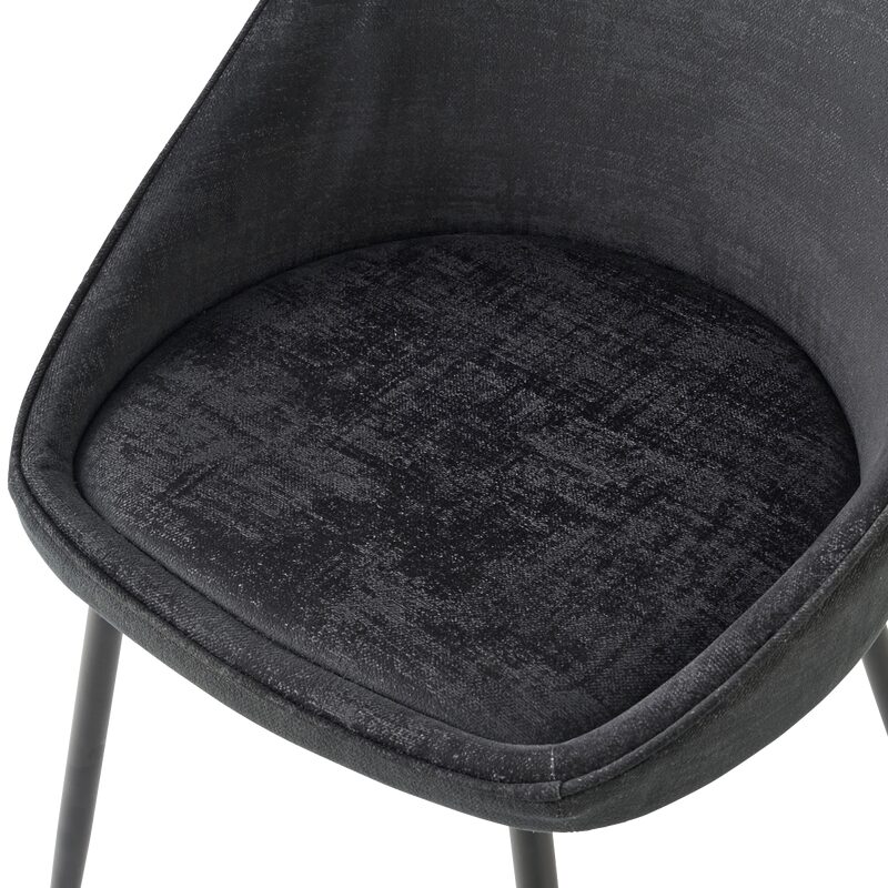Chaise ADALINE coloris noir