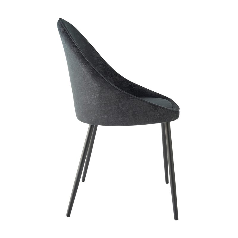 Chaise ADALINE coloris noir