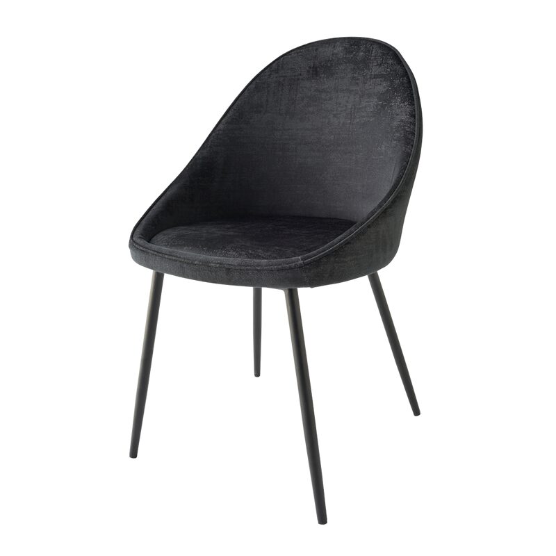 Chaise ADALINE coloris noir