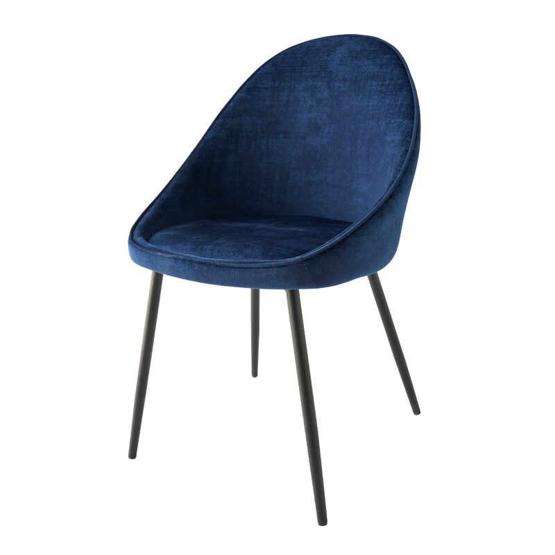 Chaise ADALINE coloris bleu