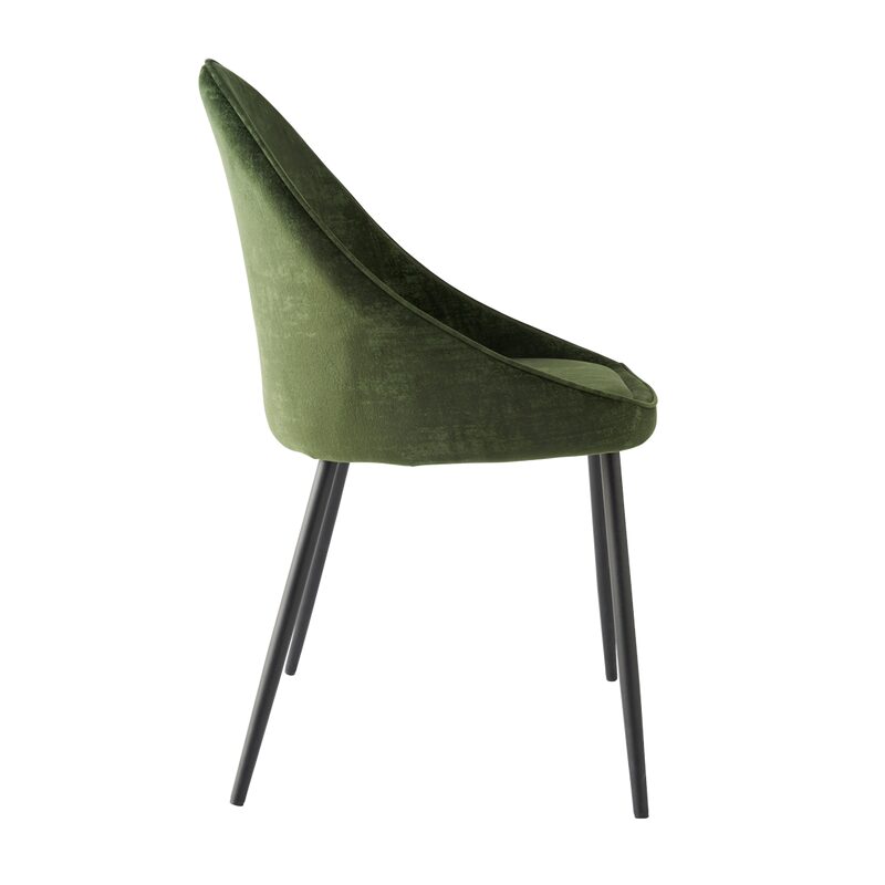 Chaise ADALINE coloris vert