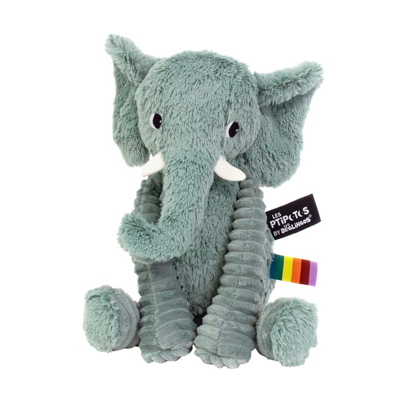 Peluche PTIPOTOS L'ELEPHANT VERT