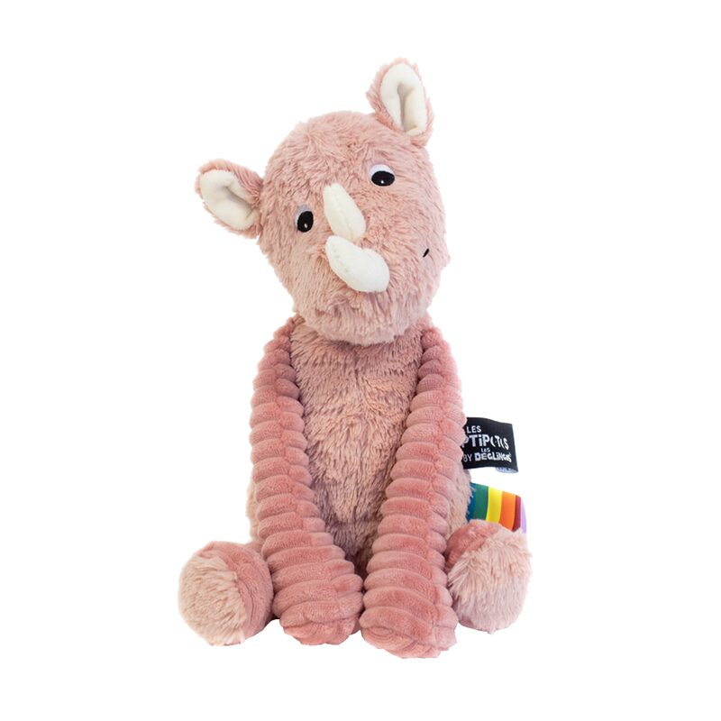 Peluche PTIPOTOS LE RHINO ROSE
