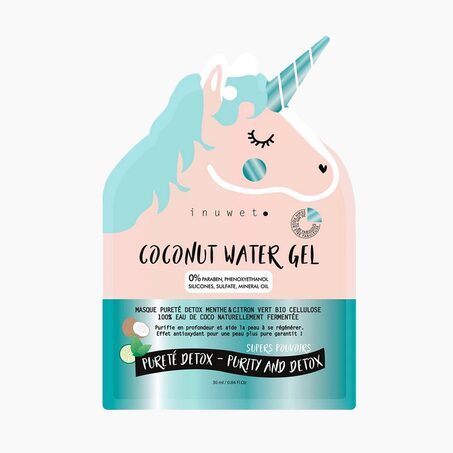 Inuwet Masque LICORNE VISAGE PURETE DETOX Menthe / Citron / Coco