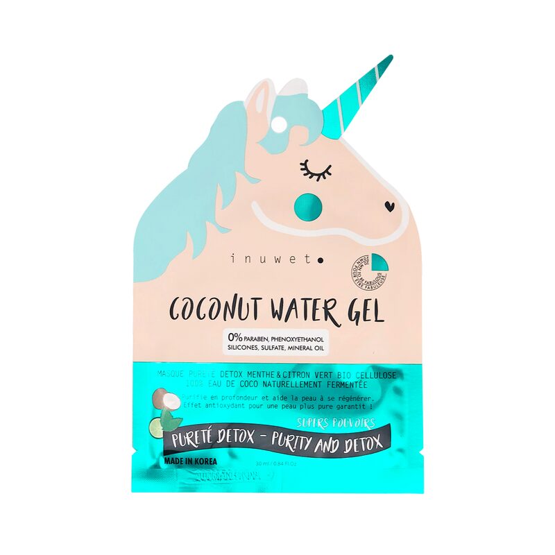 Masque LICORNE VISAGE PURETE DETOX Menthe / Citron / Coco