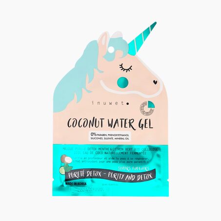 Inuwet Masque LICORNE VISAGE PURETE DETOX Menthe / Citron / Coco
