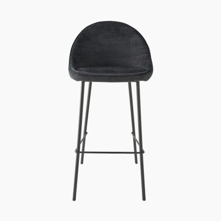 4MURS Tabouret de bar CAITLYNE coloris noir