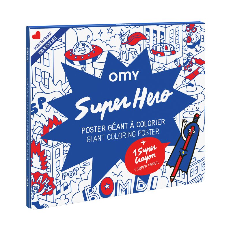 Coloriage SUPER HERO