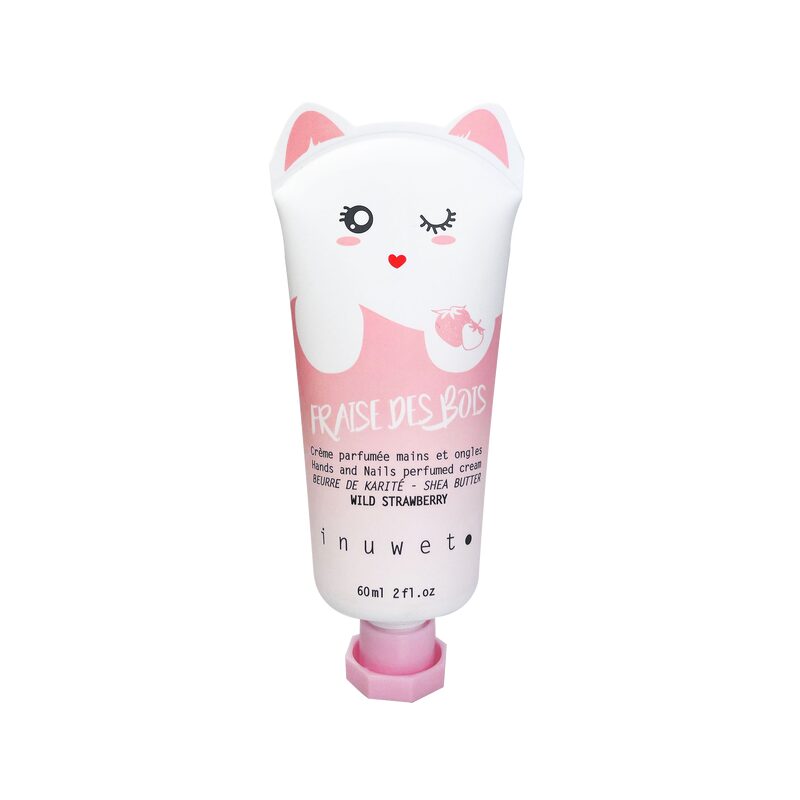Crème mains CHAT FRAISE fraise des bois