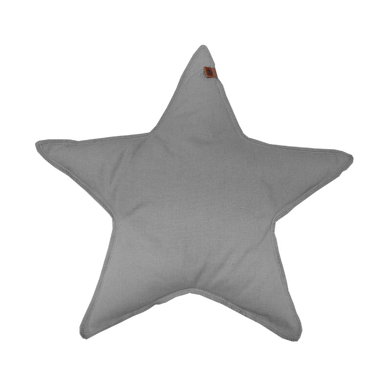Coussin STAR coloris gris fumée 50 x 50 cm