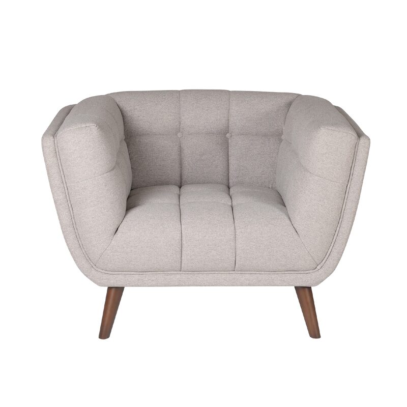 Fauteuil BERYL coloris Gris clair