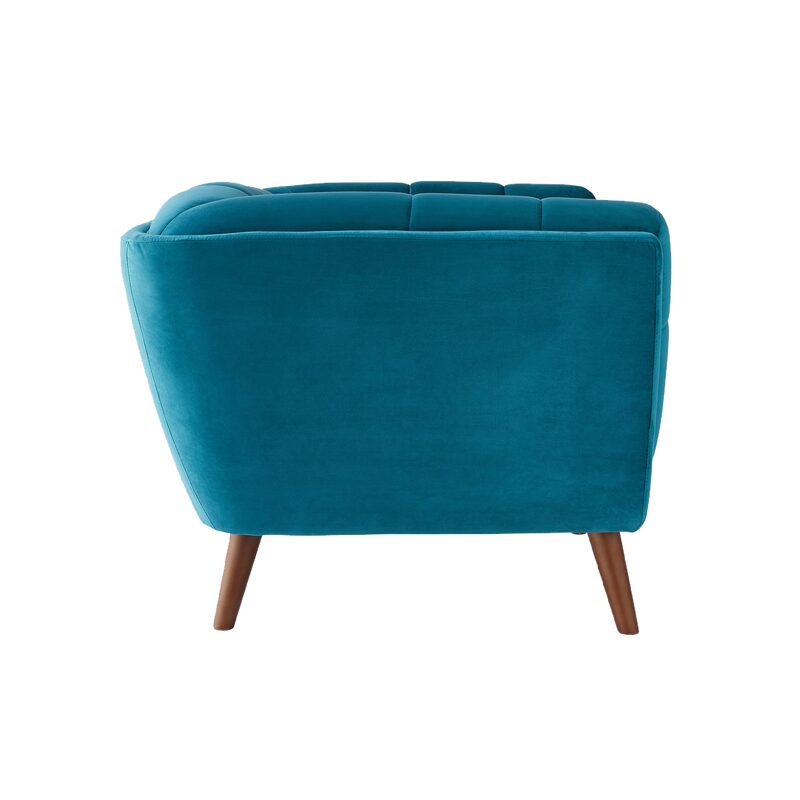Fauteuil COREY coloris bleu canard