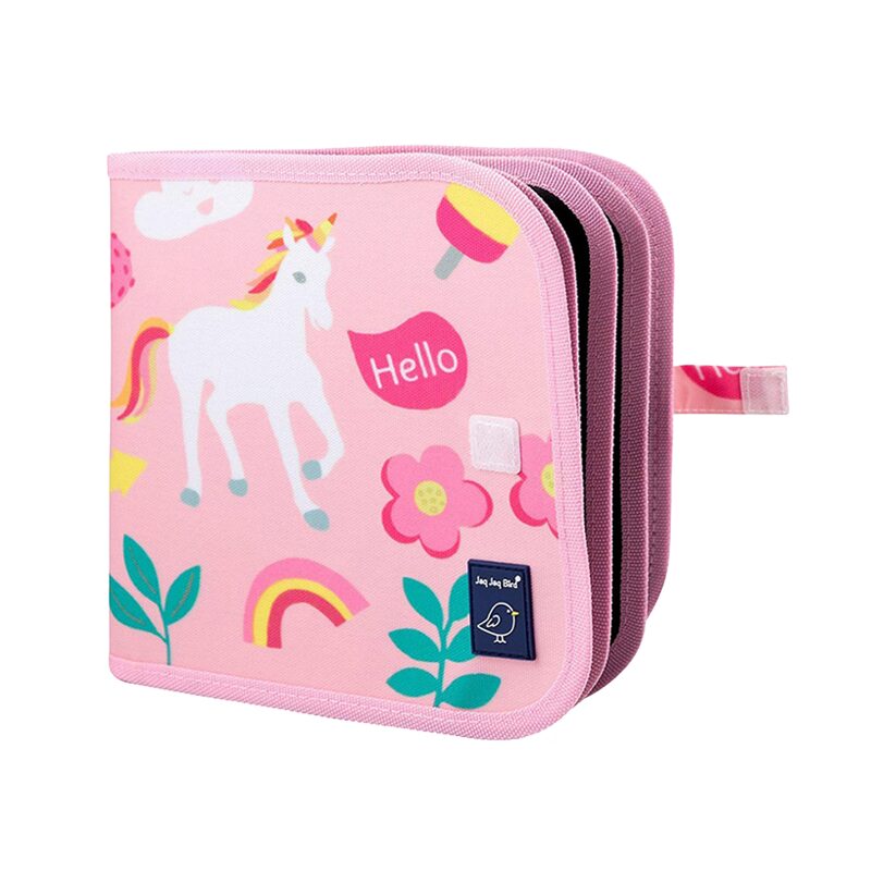 Coloriage CAHIER ARDOISE LICORNE + 4 CRAIES ZÉRO POUSSIÈRE