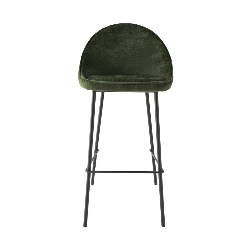 Tabouret de bar CAITLYNE coloris vert