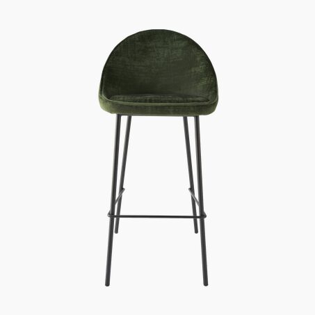 4MURS Tabouret de bar CAITLYNE coloris vert