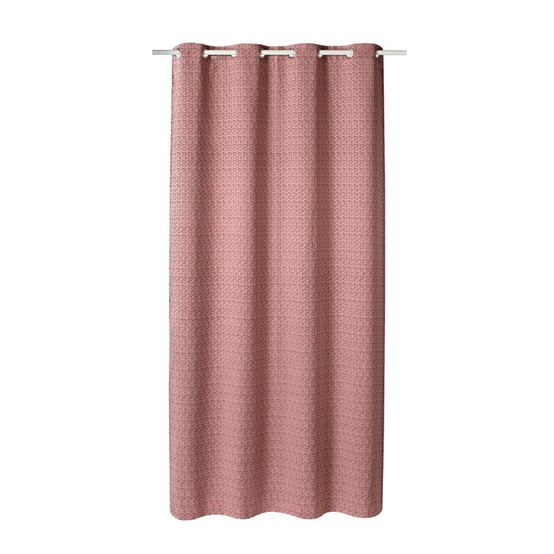Rideau LORI coloris rose thé 140 x 260 cm