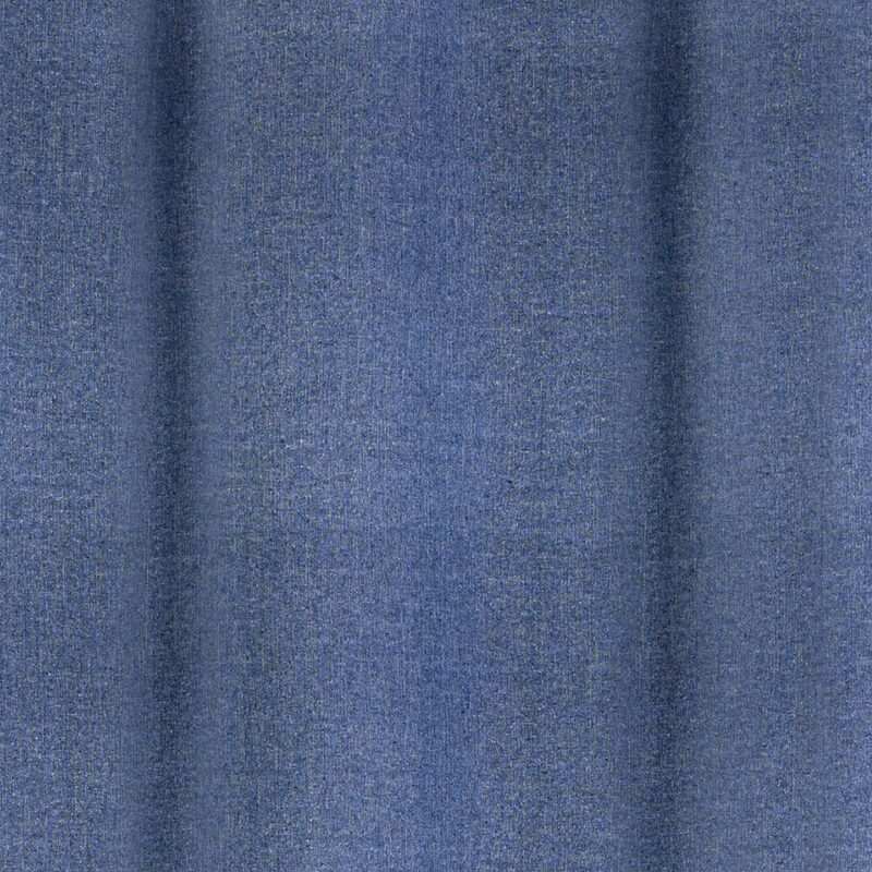 Rideau JIMMY coloris bleu jean 140 x 260 cm