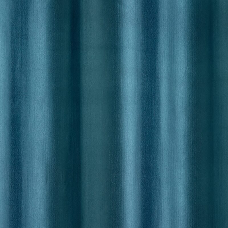 Rideau occultant SHAVANA coloris bleu paon 140 x 260 cm