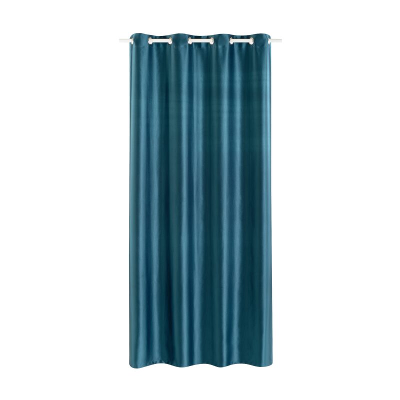 Rideau occultant SHAVANA coloris bleu paon 140 x 260 cm