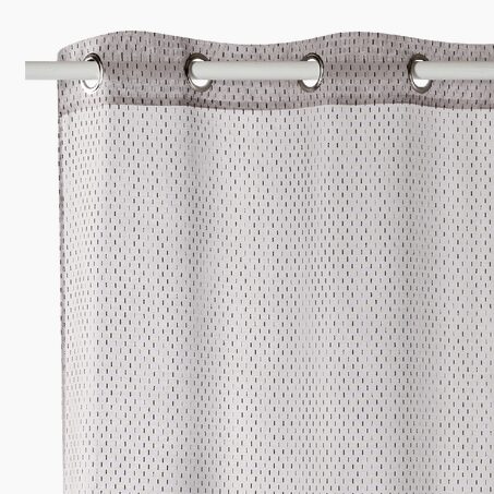 Voilage LUKAS coloris lin 140 x 240 cm