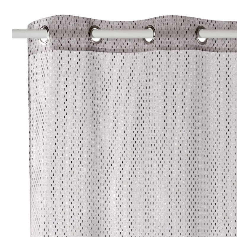 Voilage LUKAS coloris lin 140 x 240 cm